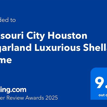 Missouri City Houston Sugarland Luxurious Shella Home Exteriér fotografie
